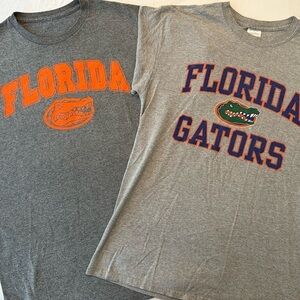 🎉Set of Men’s University of Florida Tee Shirts - Small-Medium Cotton Blend